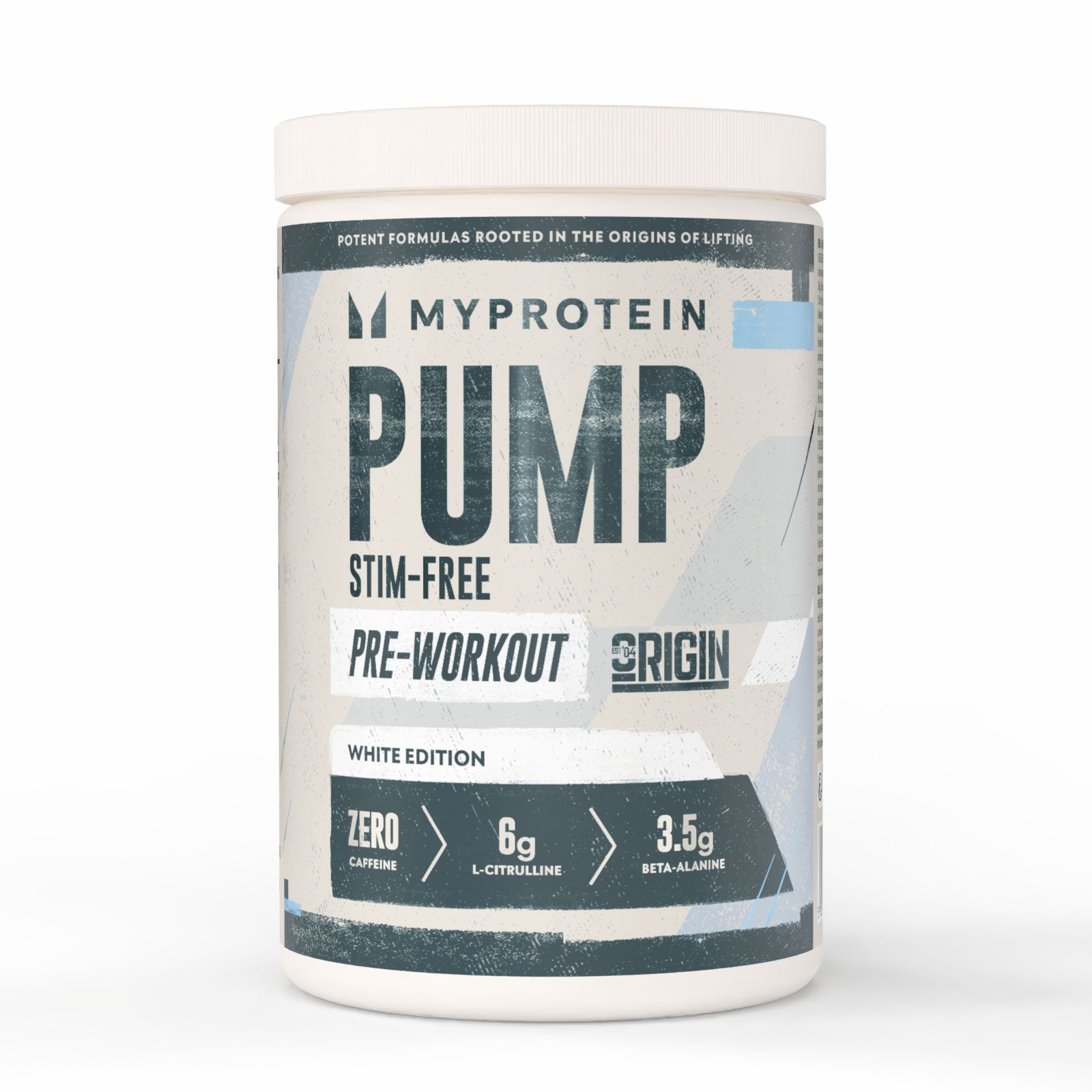 Origin Stim-Free Pre-Workout - 600G - 30servings - White (Original)