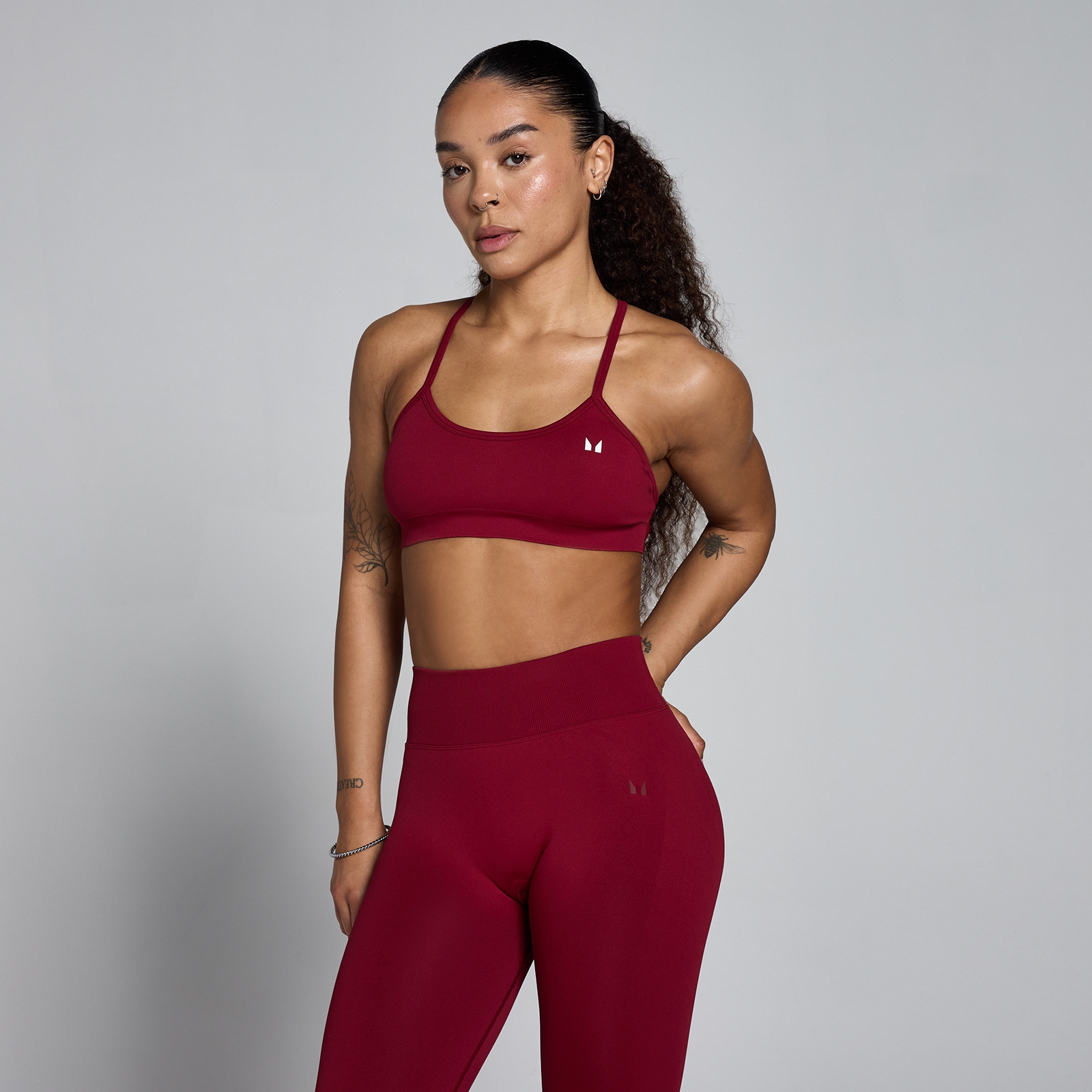 Myprotein UK MyProtein MP Women's Lift Seamless Strappy Bra - Heritage Red