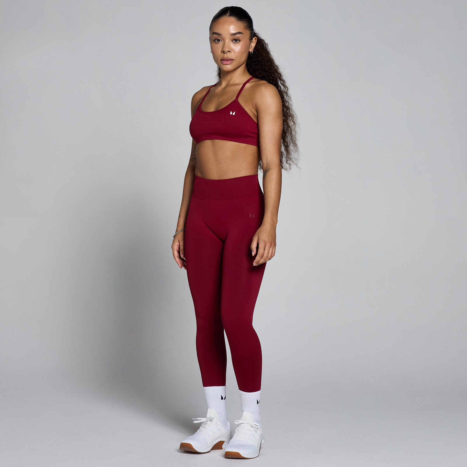 Thumbnail - MP Damen Lift Nahtlos Strappy BH - Heritage Rot - XXL