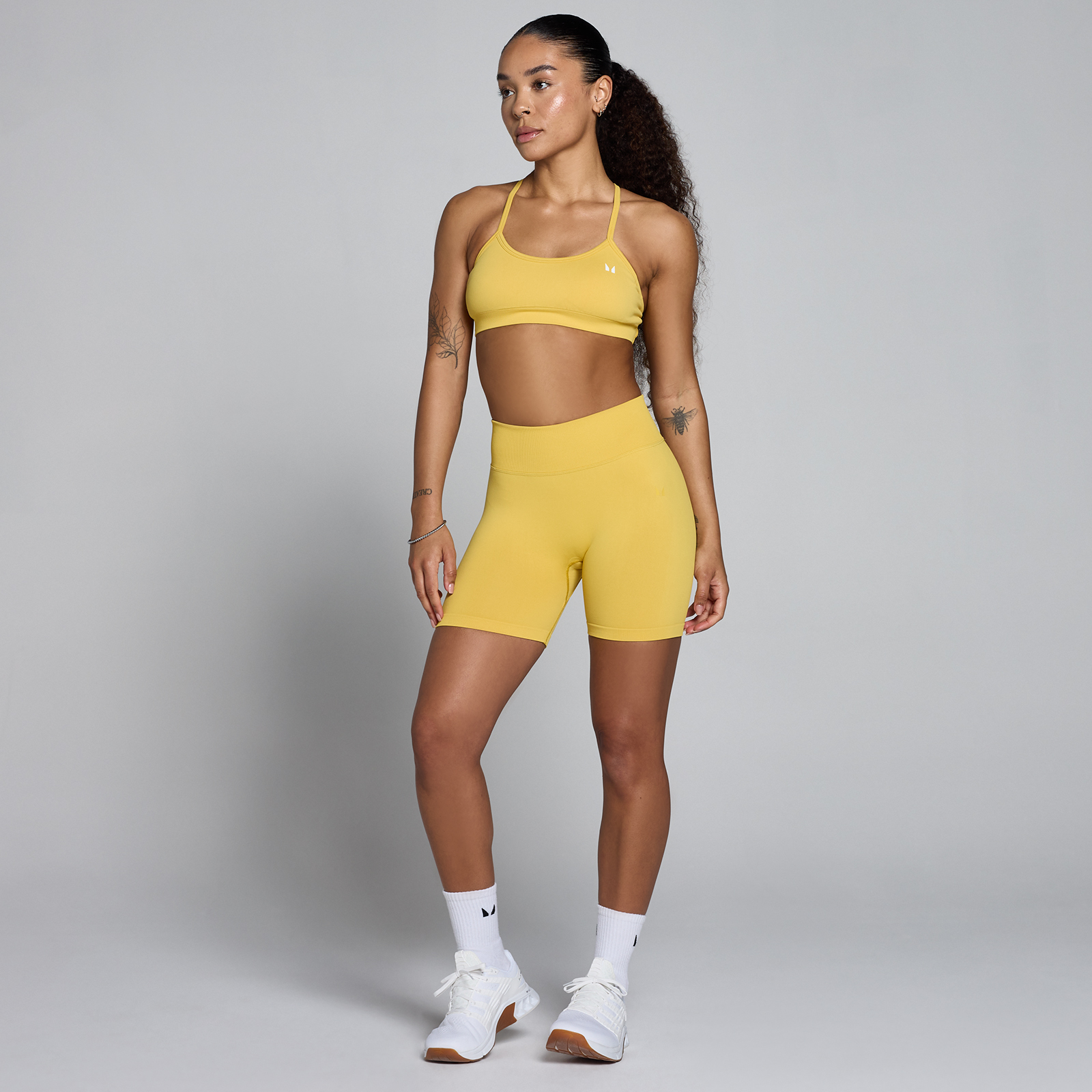 Thumbnail - MP Damen Lift Nahtlos Strappy BH - Amber Glow - S