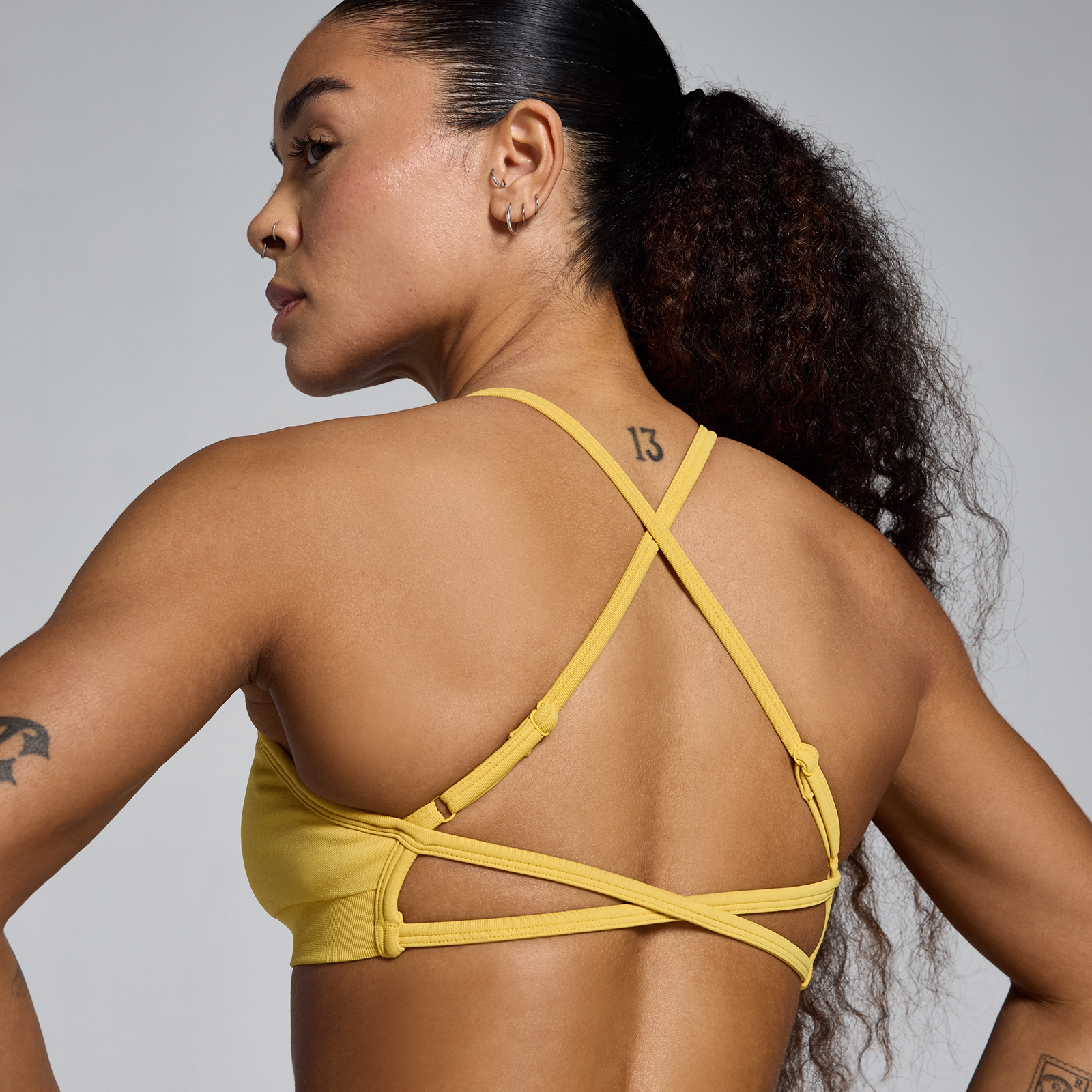 Thumbnail - MP Damen Lift Nahtlos Strappy BH - Amber Glow - S