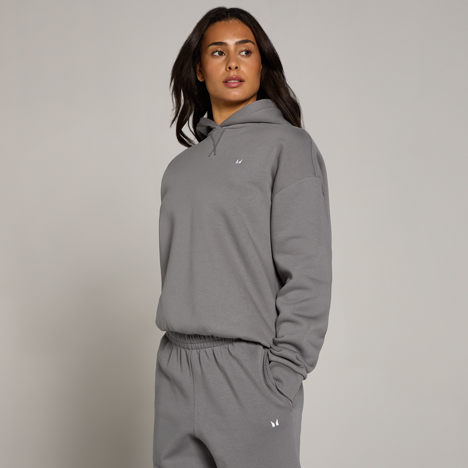 5059883491134 - MP Womens Basics Oversized Hoodie - Ash Grey - XL