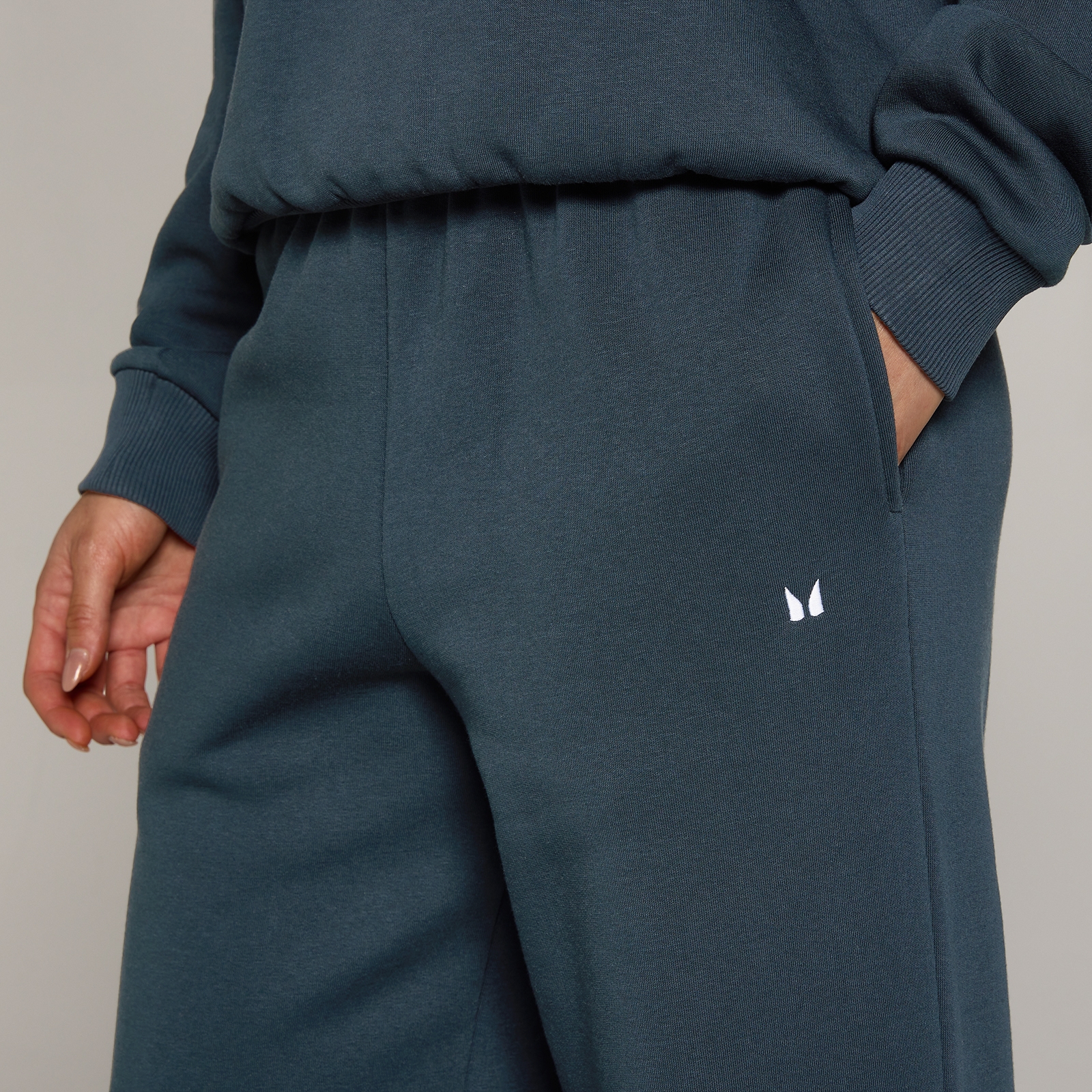 Thumbnail - MP Damen Basics Jogginghose mit geradem Bein - Verblasstes Blau - L