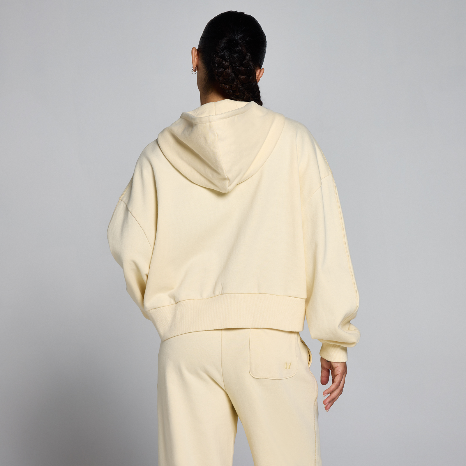 MP Damen Lightweight Loopback Hoodie mit Reißverschluss - Butter - XL