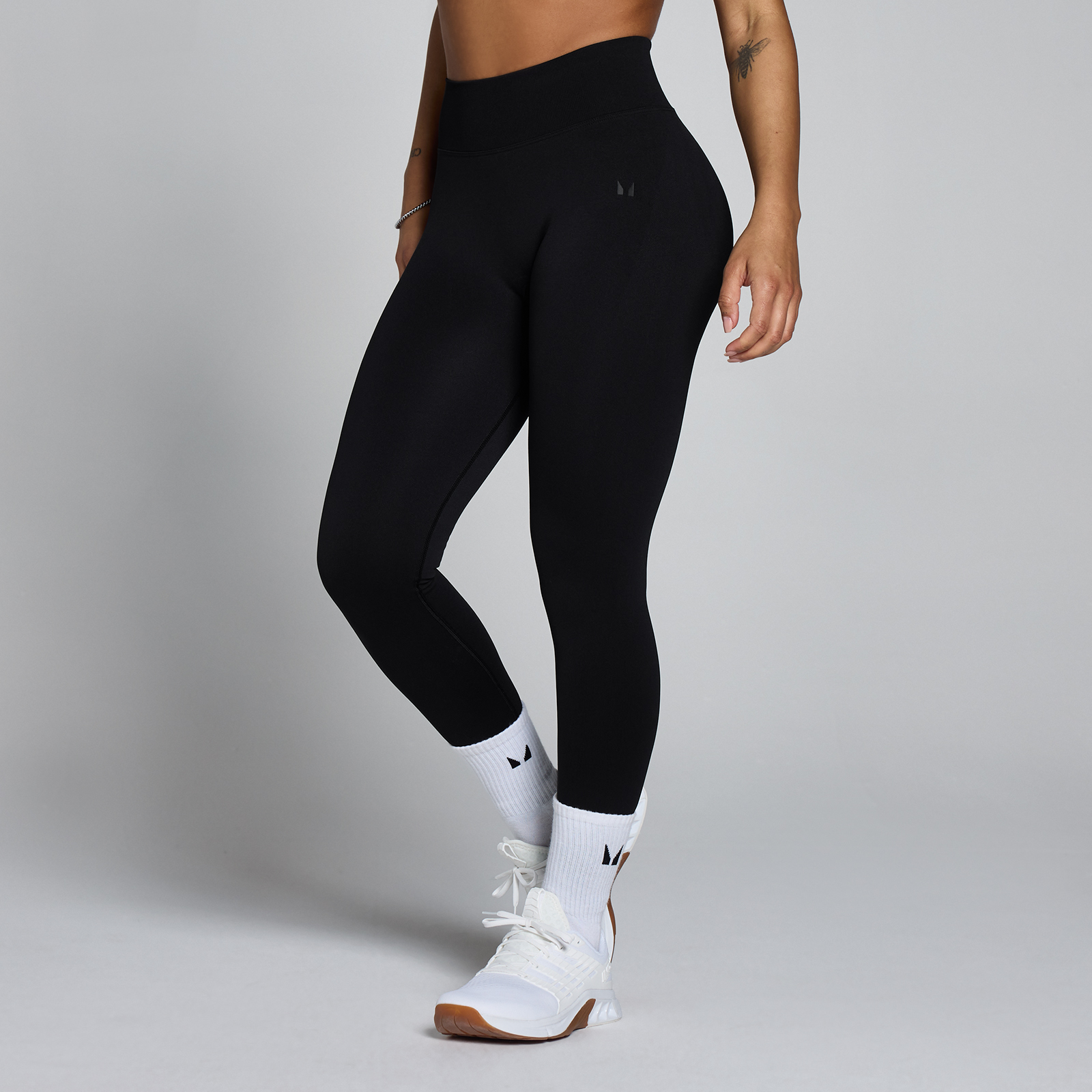 MP Damen Lift Nahtlos Scrunch Leggings - Schwarz - XXL