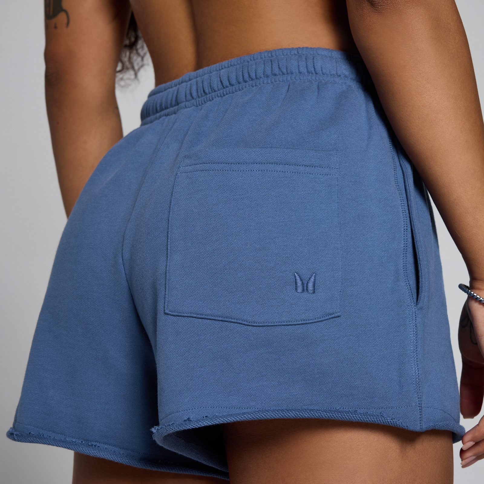 Thumbnail - MP Damen Lightweight Loopback Sweatshorts - Slate Blue - S