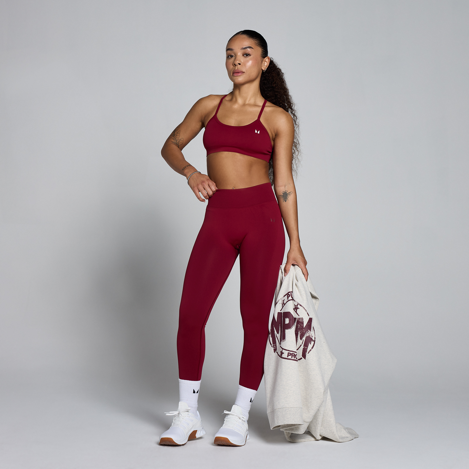 Thumbnail - MP Damen Lift Nahtlos Scrunch Leggings - Heritage Red - XL