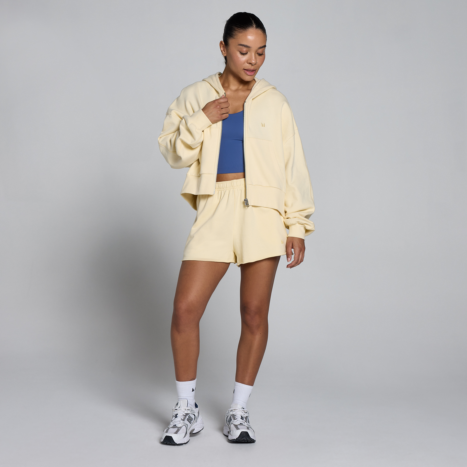 Thumbnail - MP Damen Leichte Loopback Sweatshorts - Butter - XXL