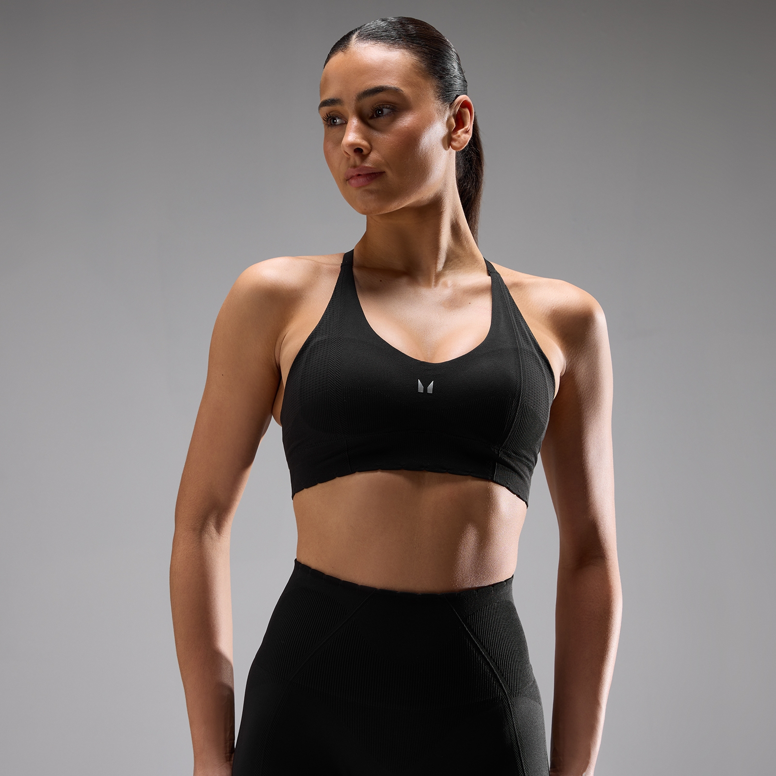 Myprotein UK MyProtein MP Women's Tempo Ultra Seamless Sports Bra - Black