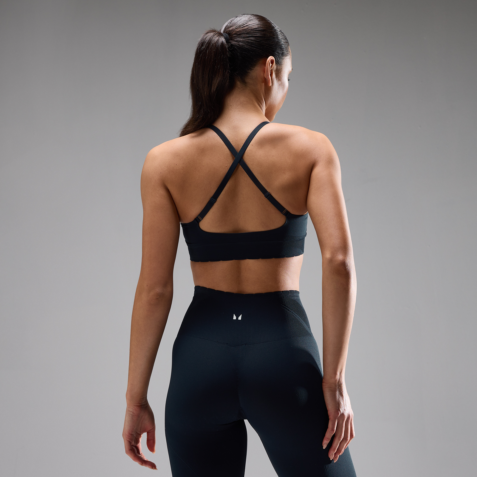 MP Damen Tempo Ultra Nahtlos Sport-BH - Tiefdunkelblau - XS