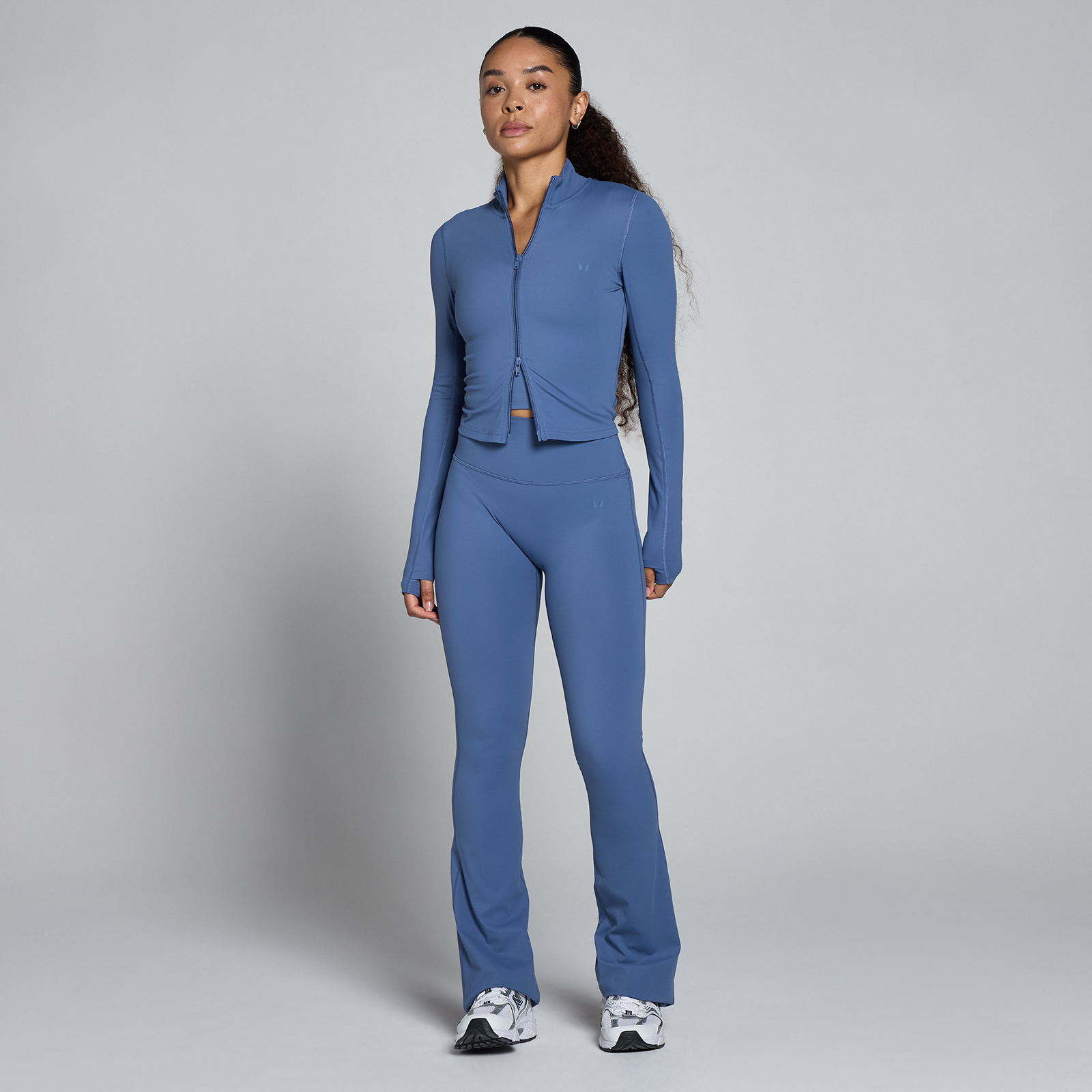 Thumbnail - MP Damen Tempo Verkürzte Jacke - Slate Blue - XL