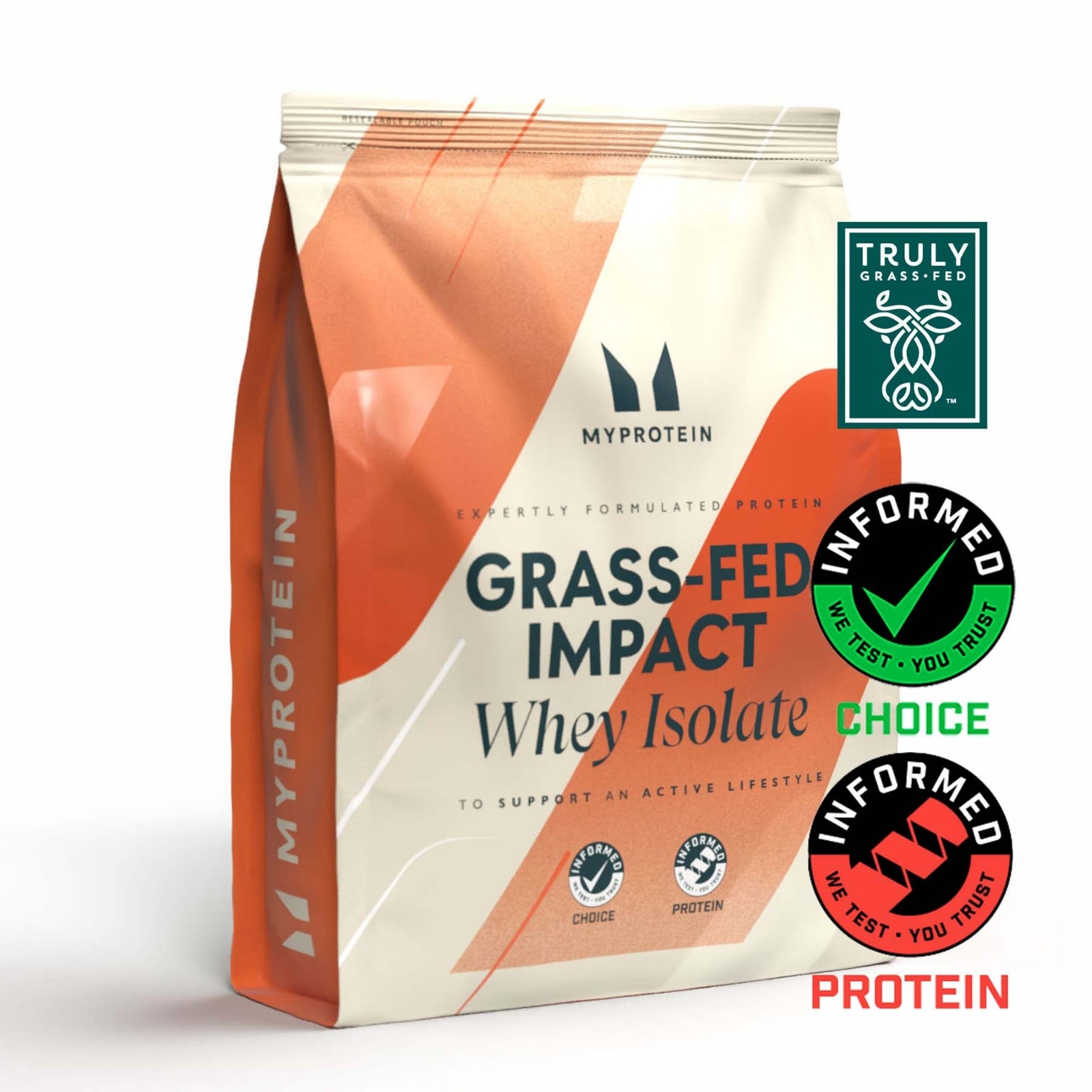 Impact Whey Isolate - 1KG - 33portions - Wild Strawberry (Grass Fed, Naturally Sweetened)