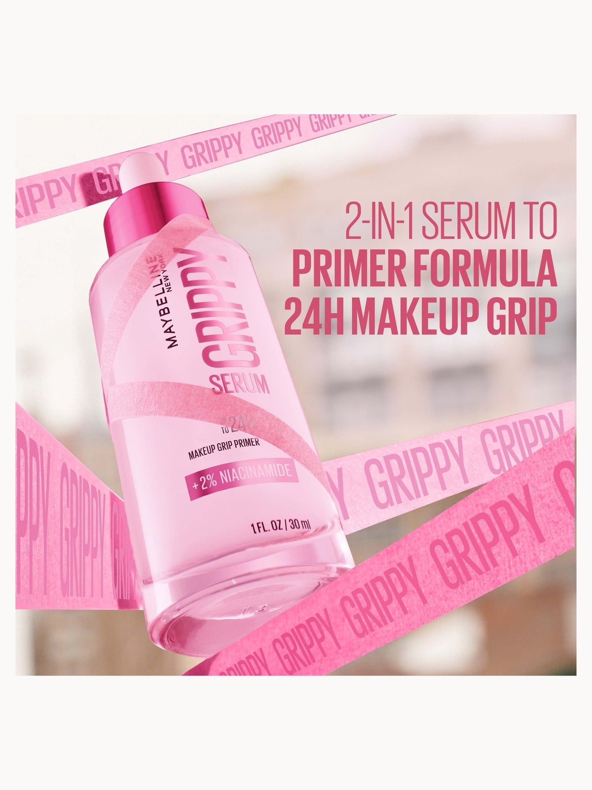 Maybelline Viral Favourites Make Up Bundle with Grippy Primer, Colossal Mascara and Lifter Glaze Lip Balm (Various Shades) - Acai Glaze 2