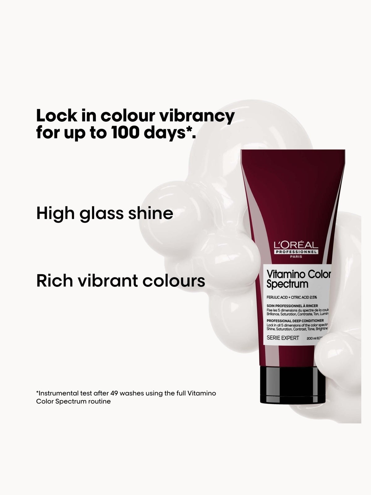 L'Oréal Professionnel Vitamino Color Spectrum Conditioner for Coloured Hair & Ultra Shine 200ml 2