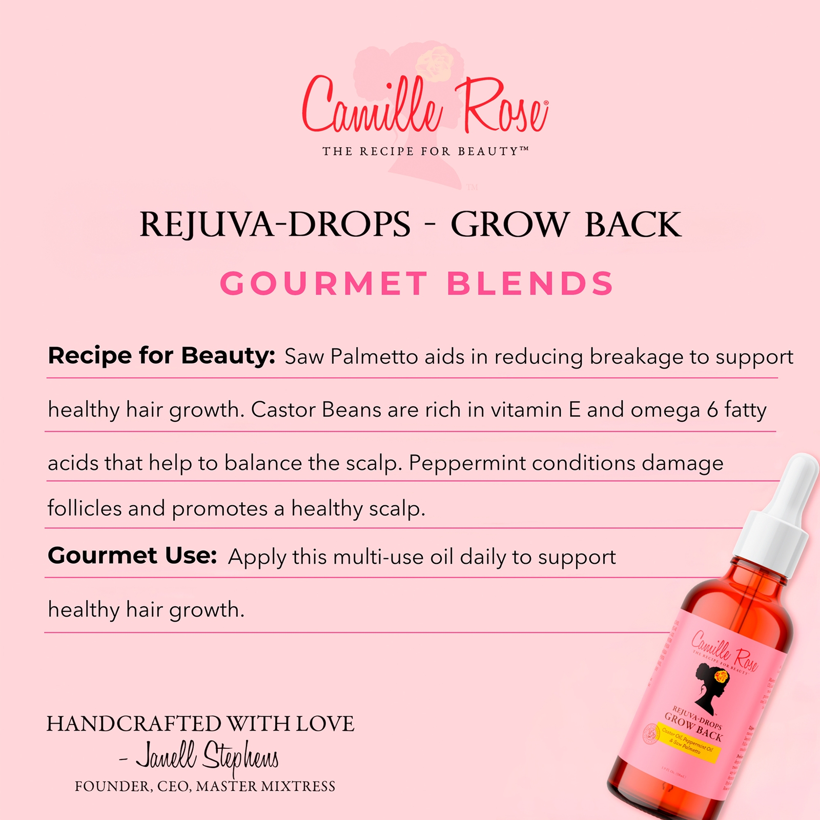 Thumbnail - Camille Rose Rejuva Grow Back Drops 58ml