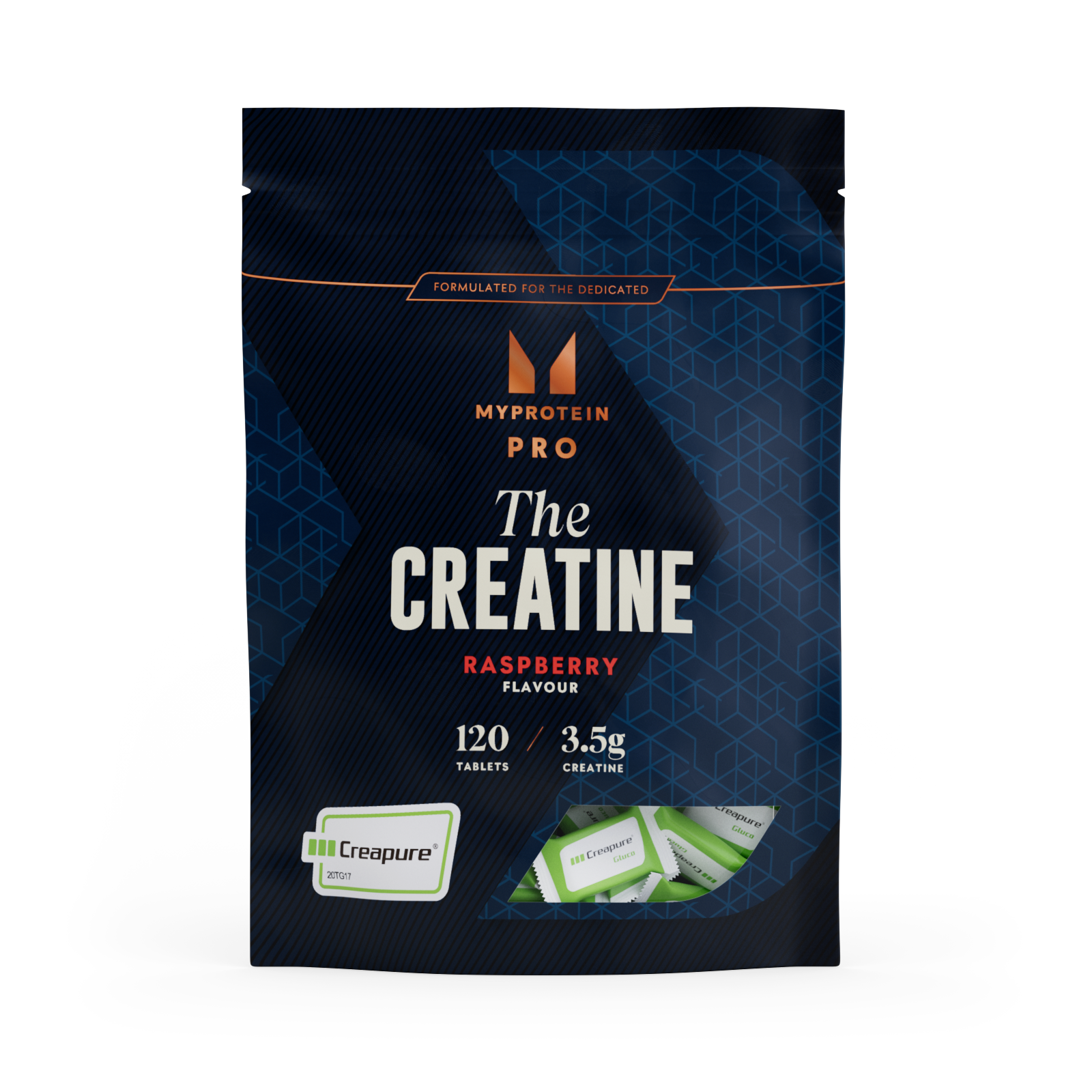 Myprotein UK MyProtein The Creatine | Creapure® Chewable Tablets - 120TABLETS - 30servings - Raspberry
