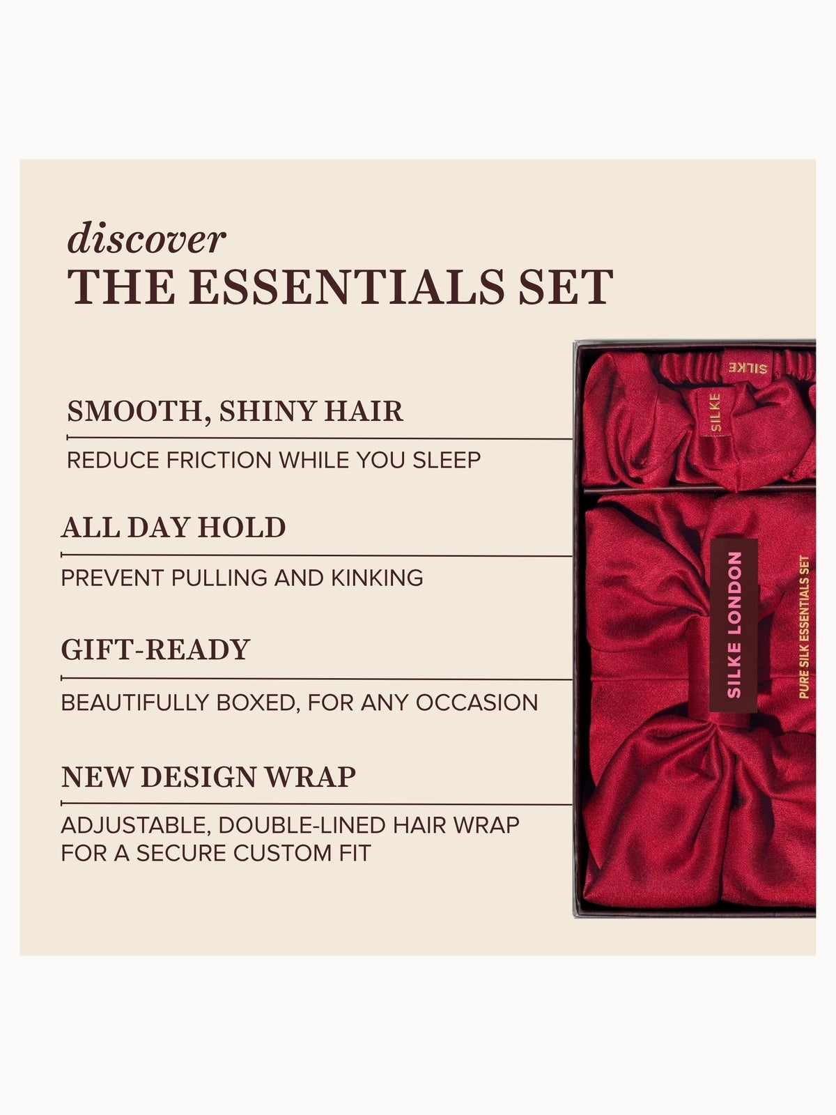 Exclusive SILKE London Silk Essentials Set - Berry (Worth £88) 4