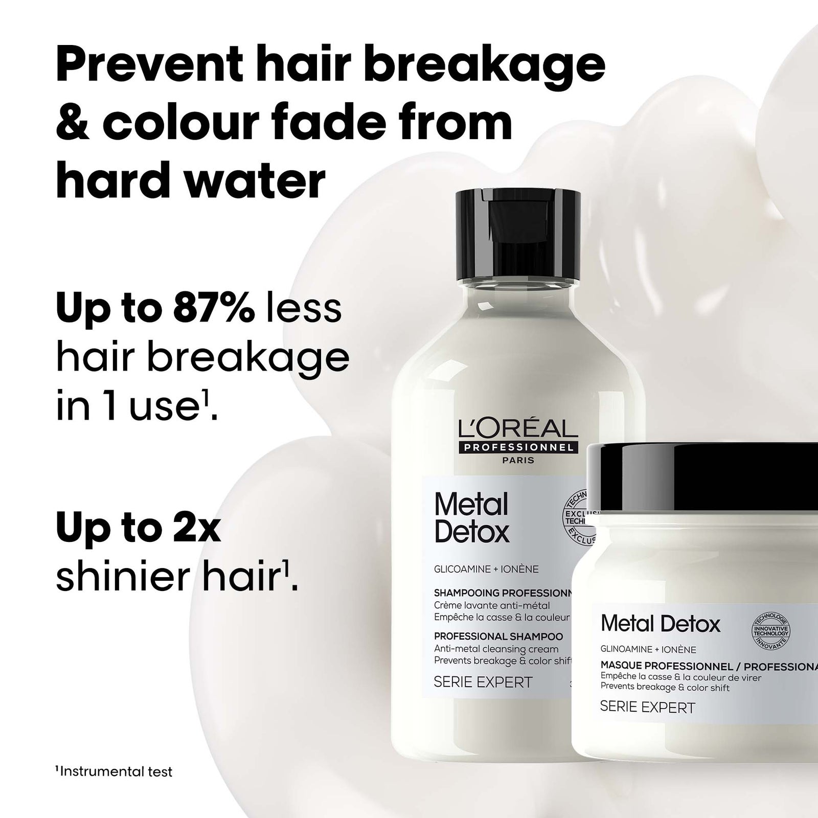 L'Oréal Professionnel - Metal DX Shampoo, Metal Detox Shampoo, 300 ml