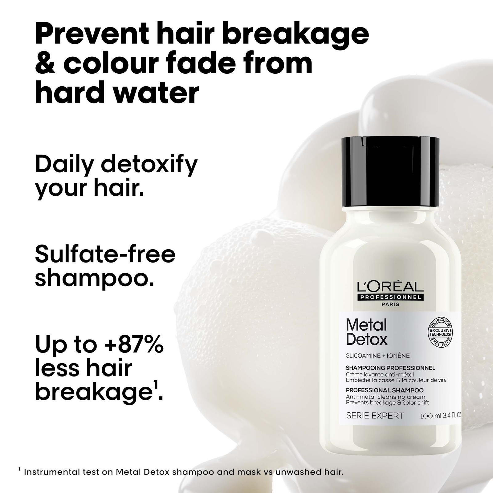 Thumbnail - L'Oréal Professionnel Mini Protect & Repair Set: Metal Detox Clarifying Shampoo 100ml & Absolut Repair Molecular Hair Oi...