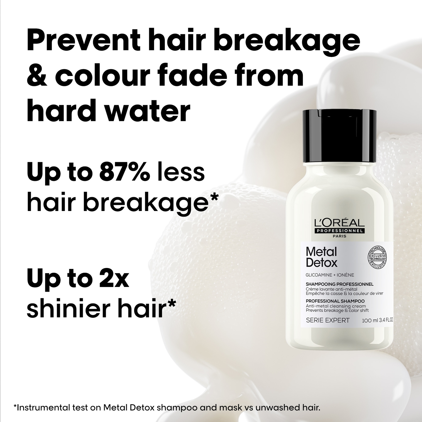 L'oréAl Professionnel Metal Detox Shampoo Travel Size Anti-Breakage & Colour Fade Protection 100Ml-image