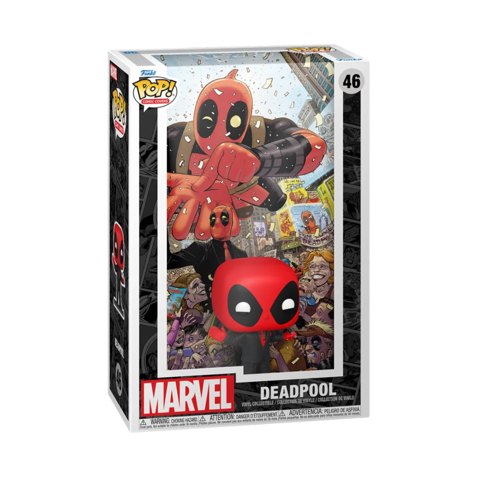 POP - Comic Cover - Marvel Deadpool in Black Suit