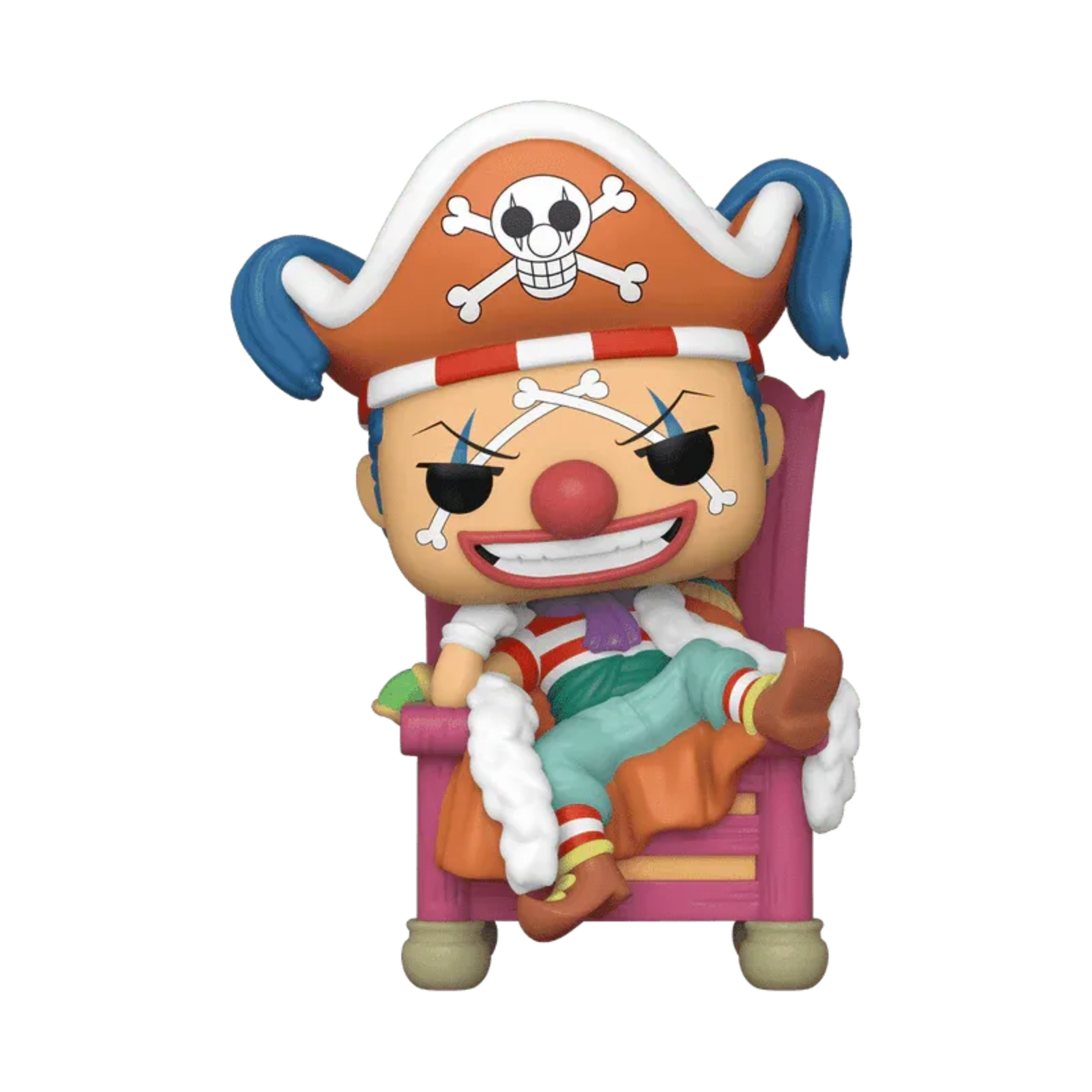 Image of One Piece Buggy on Throne Funko Pop! Vinyl Deluxe