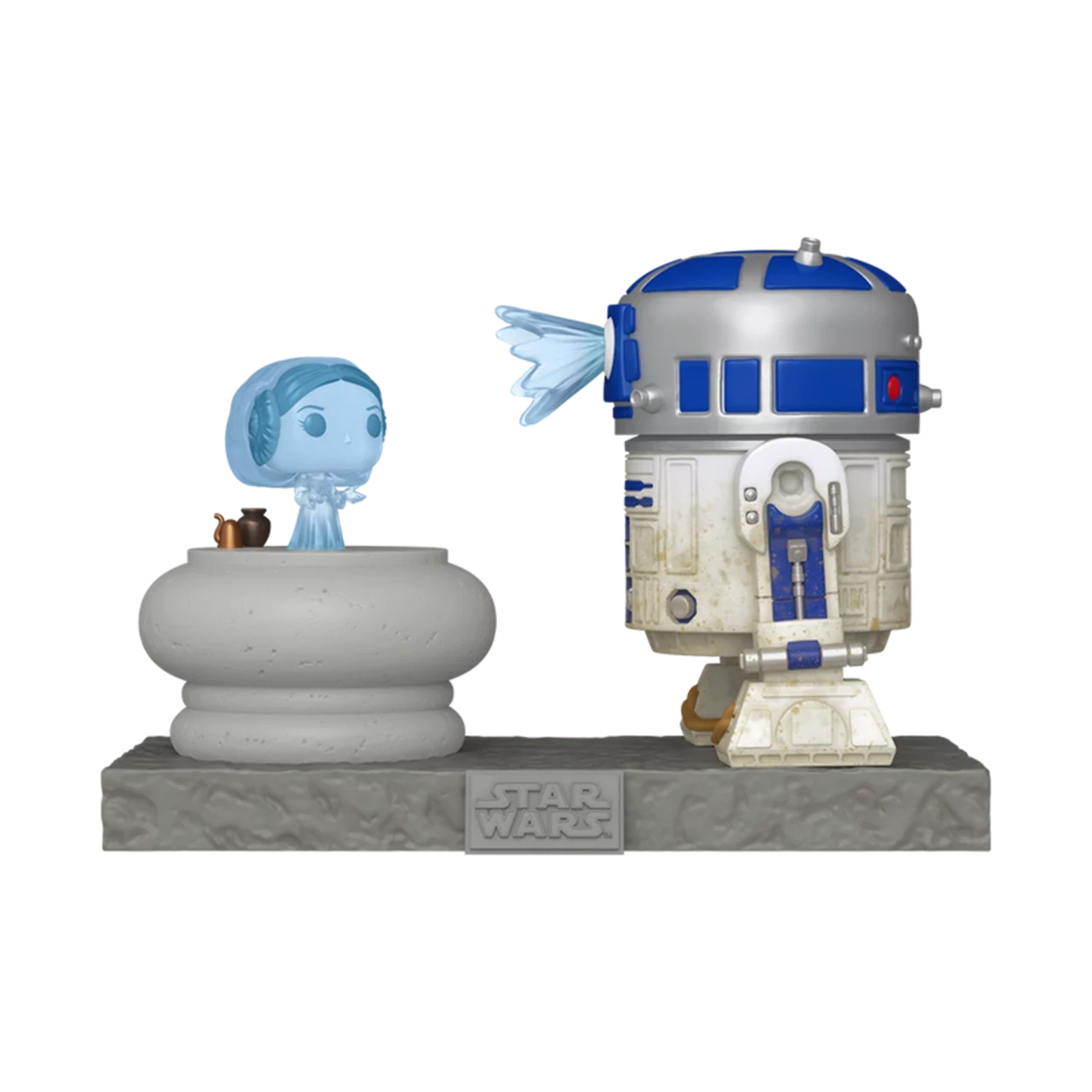 Image of Star Wars R2-D2 & Leia Funko Pop! Vinyl Deluxe
