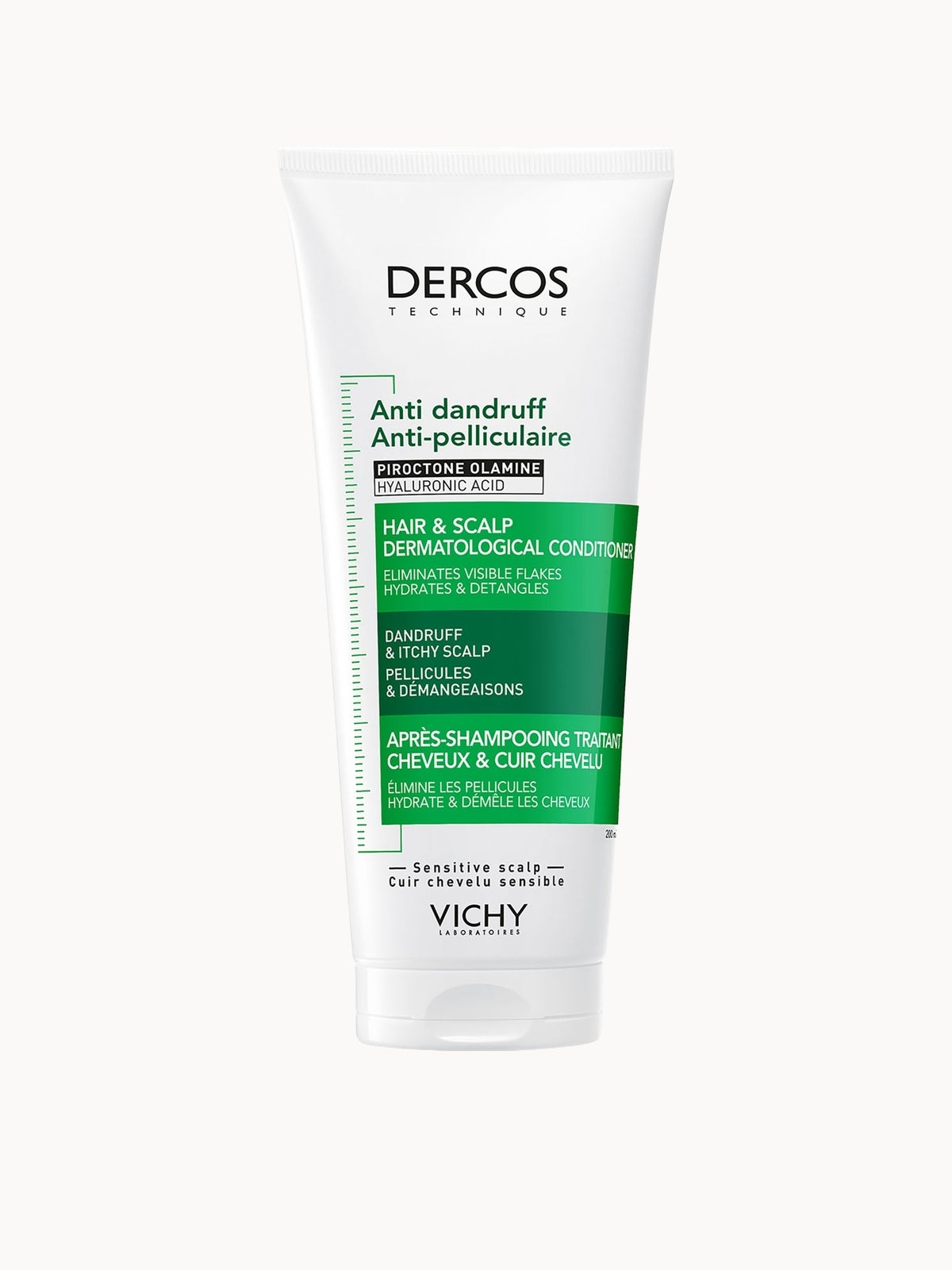 Vichy Dercos Hair & Scalp Dermatological Conditioner for Hydration And Anti-Dandruff 200ml