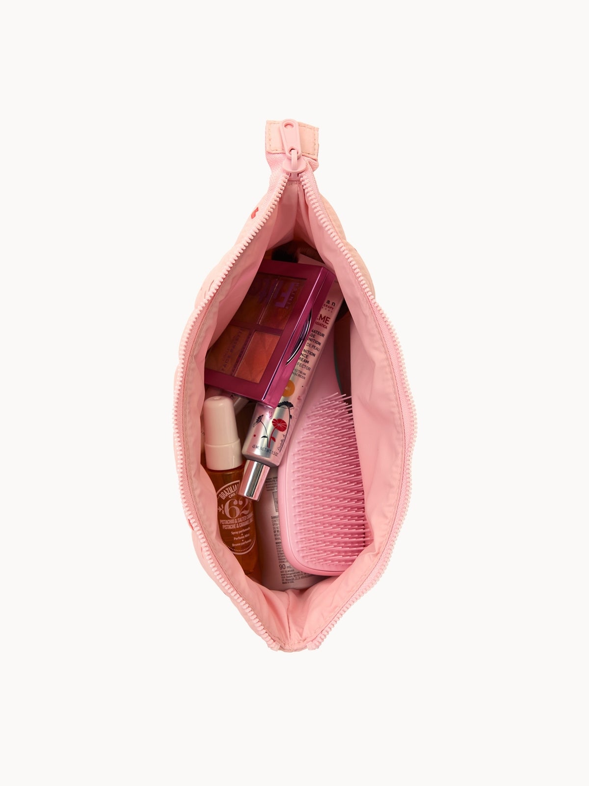 The Flat Lay Co. Marshmallow Essential Makeup Pouch - Sweet Pink Hearts 4