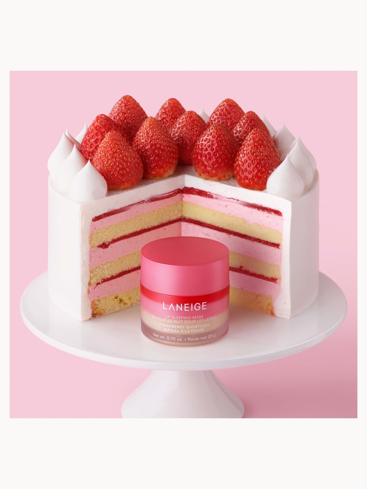 LANEIGE Lip Sleeping Mask Strawberry Shortcake 20g 4