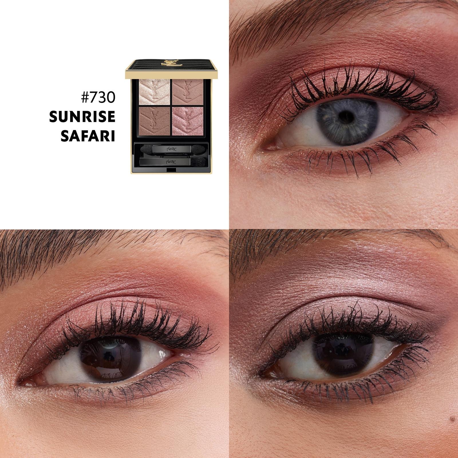Thumbnail - Yves Saint Laurent Couture Mini Clutch Palette (Verschiedene Farbtöne) - 730 Sunrise Safari