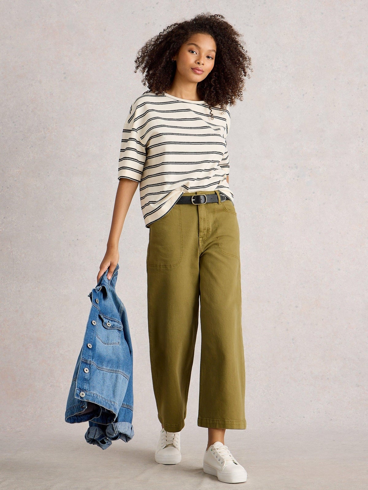 7/8-Jeans Tia mit weitem Bein - 44/R