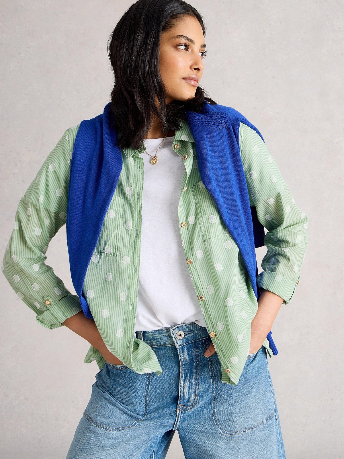 Bluse Sophie aus Bio-Baumwolle - 40