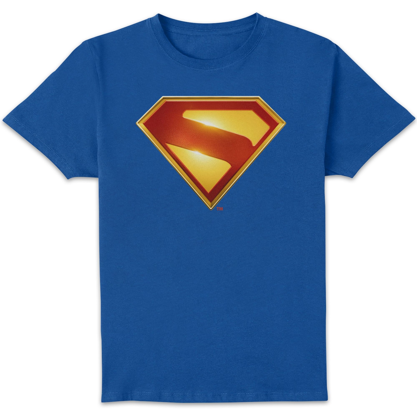 DC Comics Superman 3D Superman Logo Unisex T-Shirt - Blue - XXL