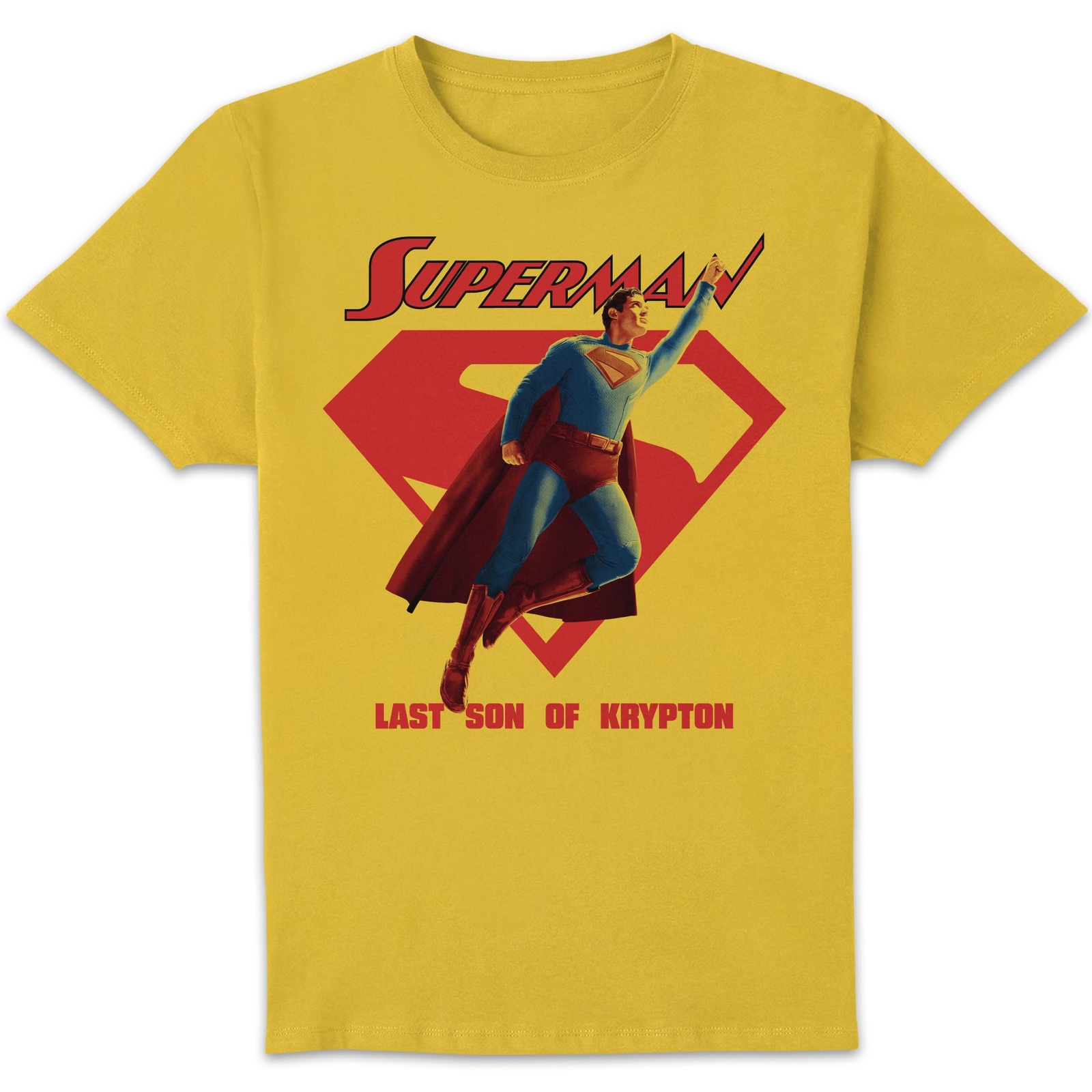 DC Comics Superman Comic Unisex T-Shirt - Yellow - M