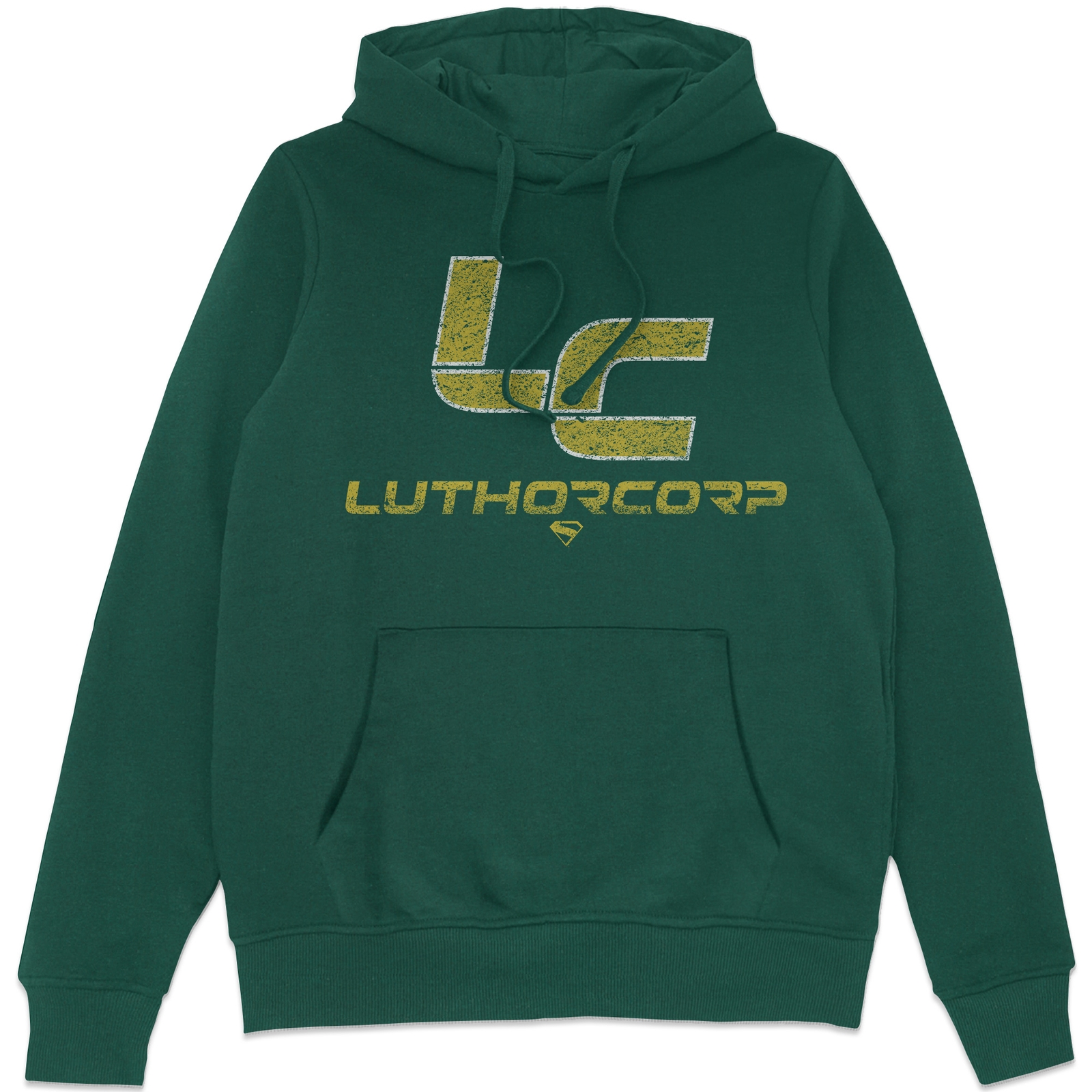 DC Comics Superman Luthercorp Hoodie - Green - XL