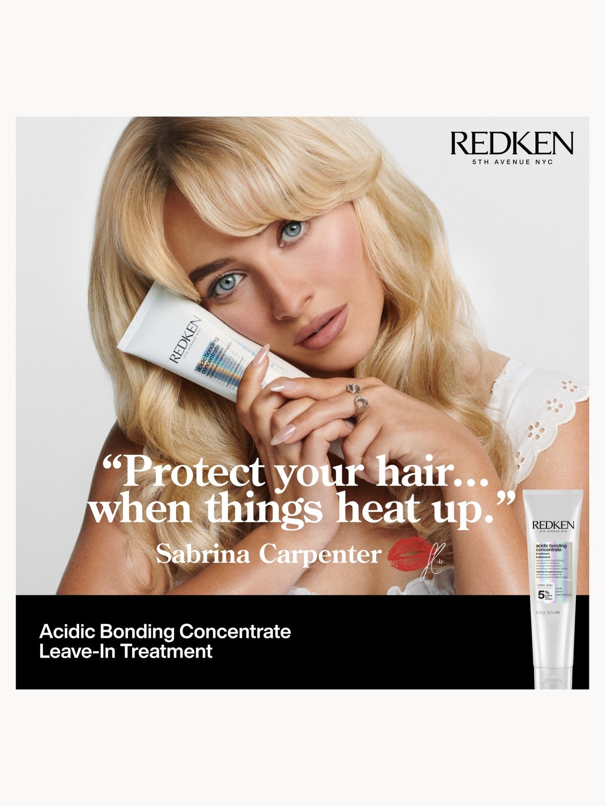 Redken Acidic Bonding Concentrate Leave In Treatment, Bond Repair for Damaged Hair with Heat Protection 50ml 2
