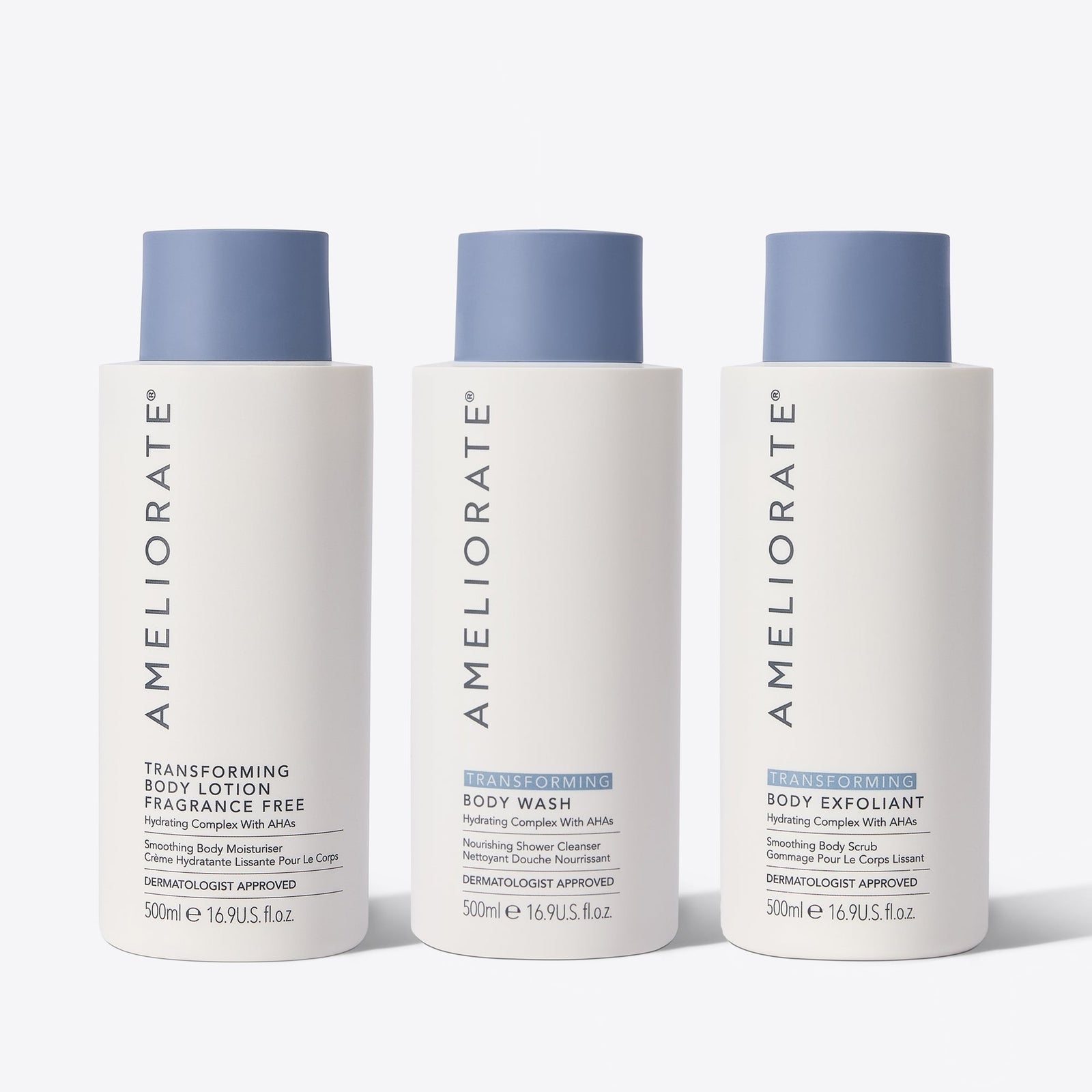 AMELIORATE Smooth Skin Supersize Bundle, Fragrance Free (Worth £83.00)