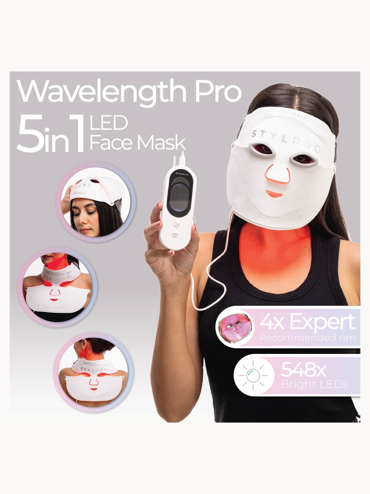 StylPro Wavelength Pro 5-in-1 LED Mask 2