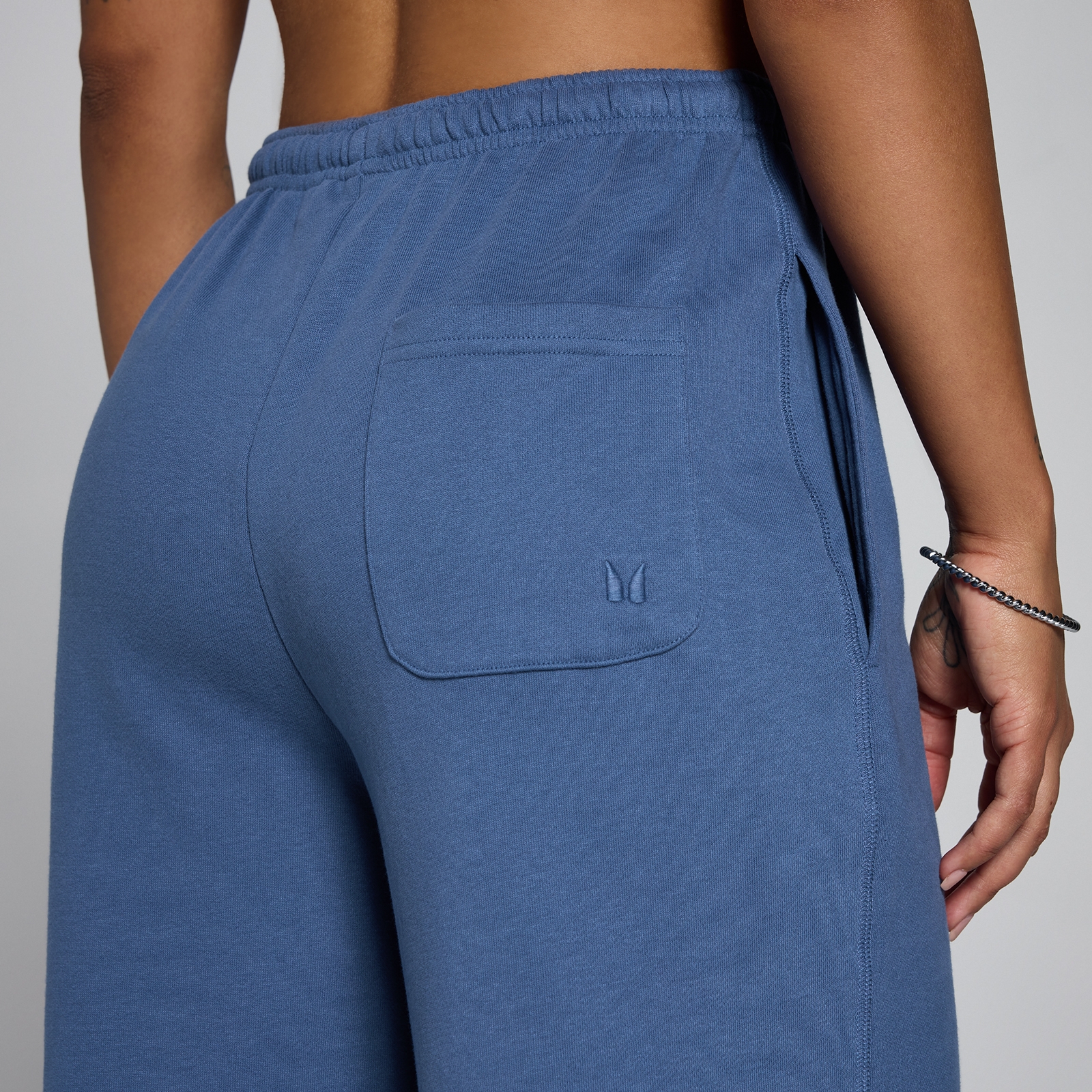 Thumbnail - MP Damen Lightweight Loopback Gerades Bein Jogginghose - Slate Blue - XL