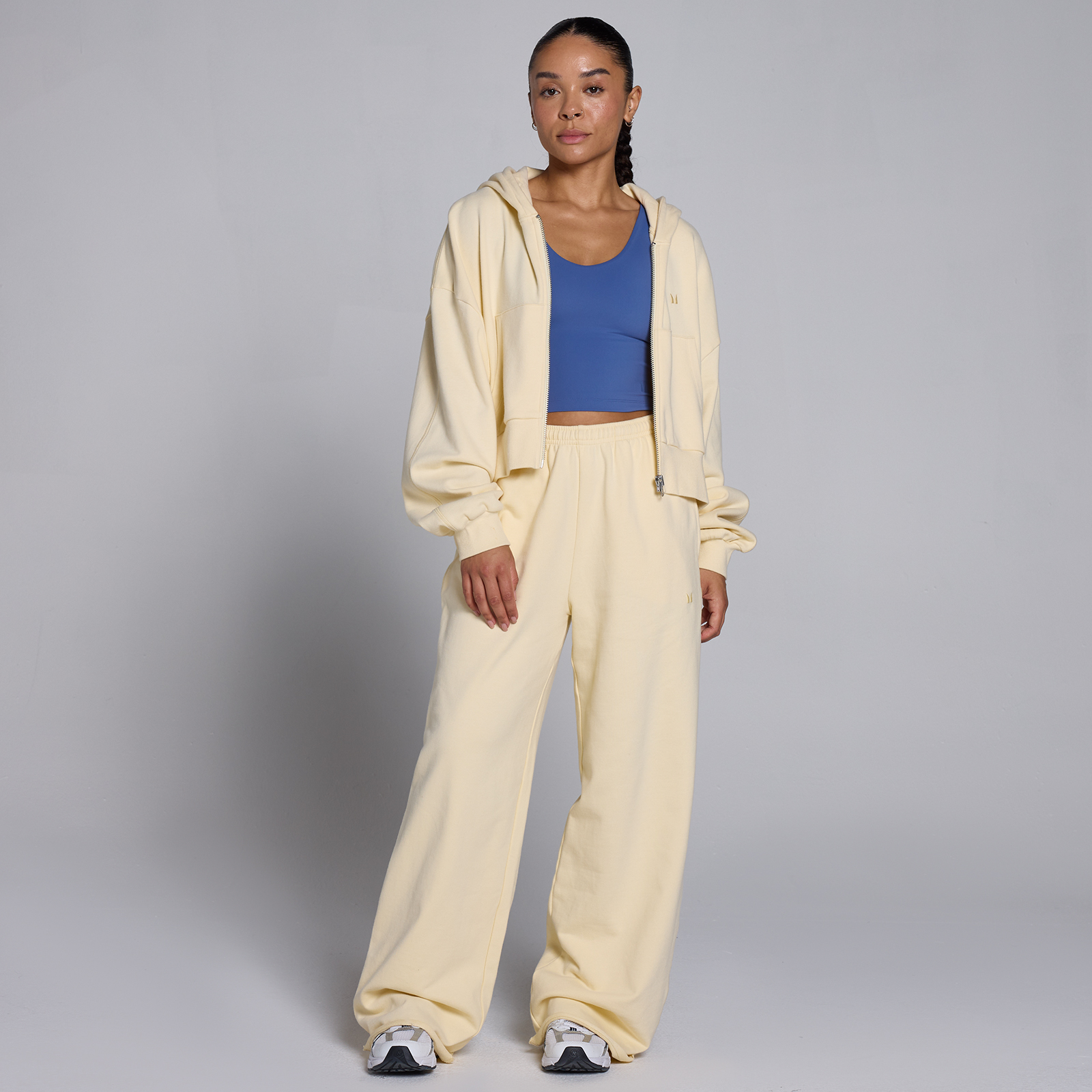 Thumbnail - MP Damen Lightweight Loopback Gerades Bein Jogginghose - Butter - L