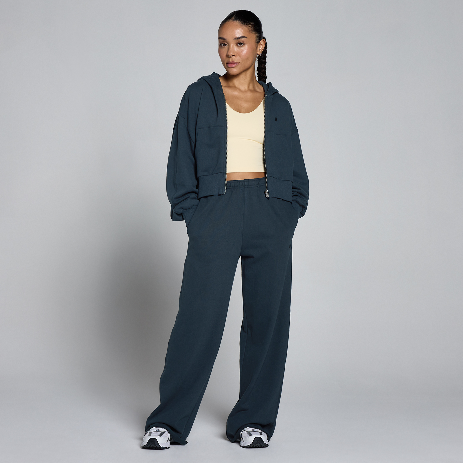 Thumbnail - MP Damen Leichte Loopback Gerade Jogginghose - Verblasstes Blau - XS