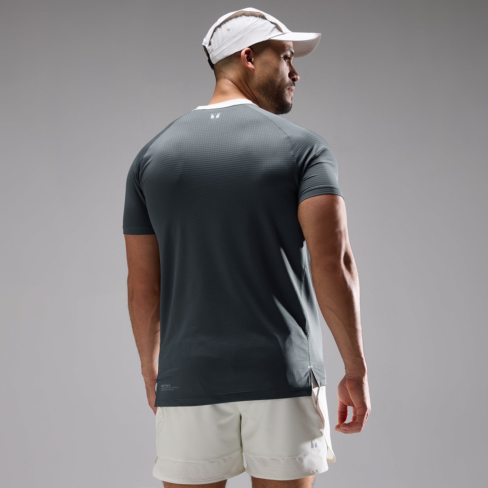 MP Training Ultra Gridded T-Shirt für Herren – Anchor Grey - XS — Bild 3