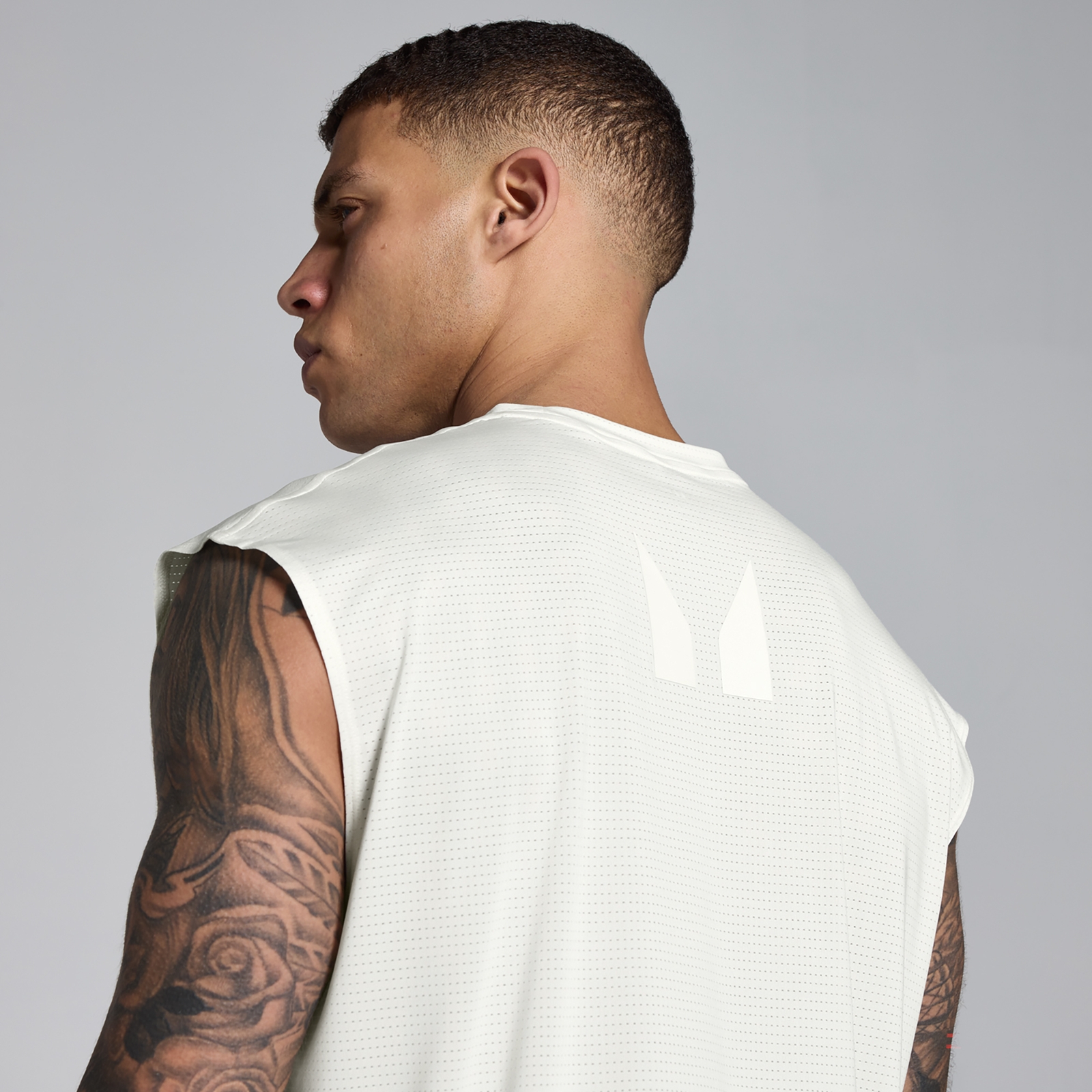 Thumbnail - MP Herren Hybrid Oversized Mesh-Tank - Mist - M