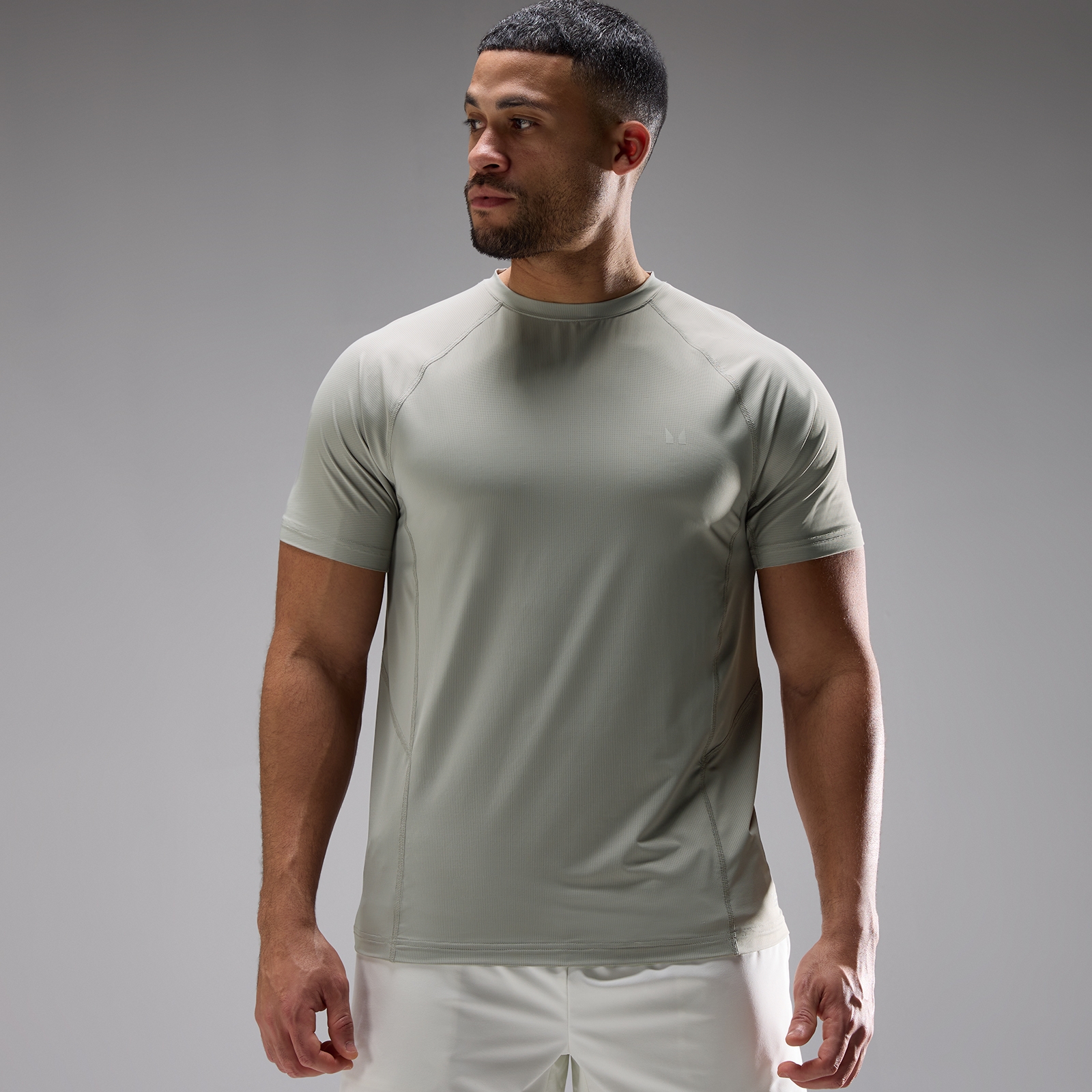 Myprotein UK MyProtein MP Men's Training Ultra Mesh T-Shirt - Fossil - XL