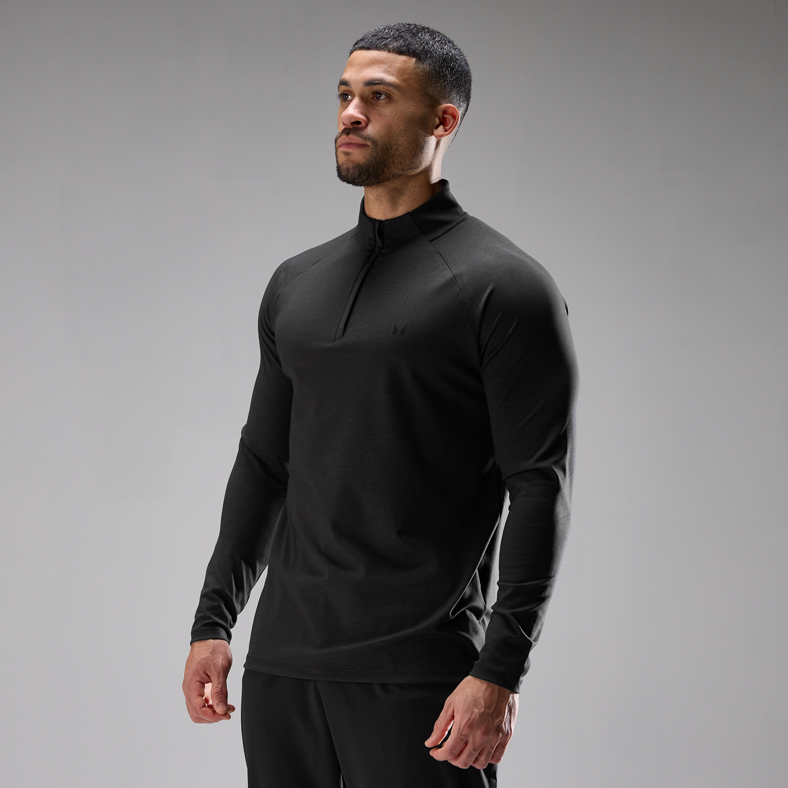 Myprotein UK MyProtein MP Men's Training Ultra Jersey 1/4 Zip - Black - XS