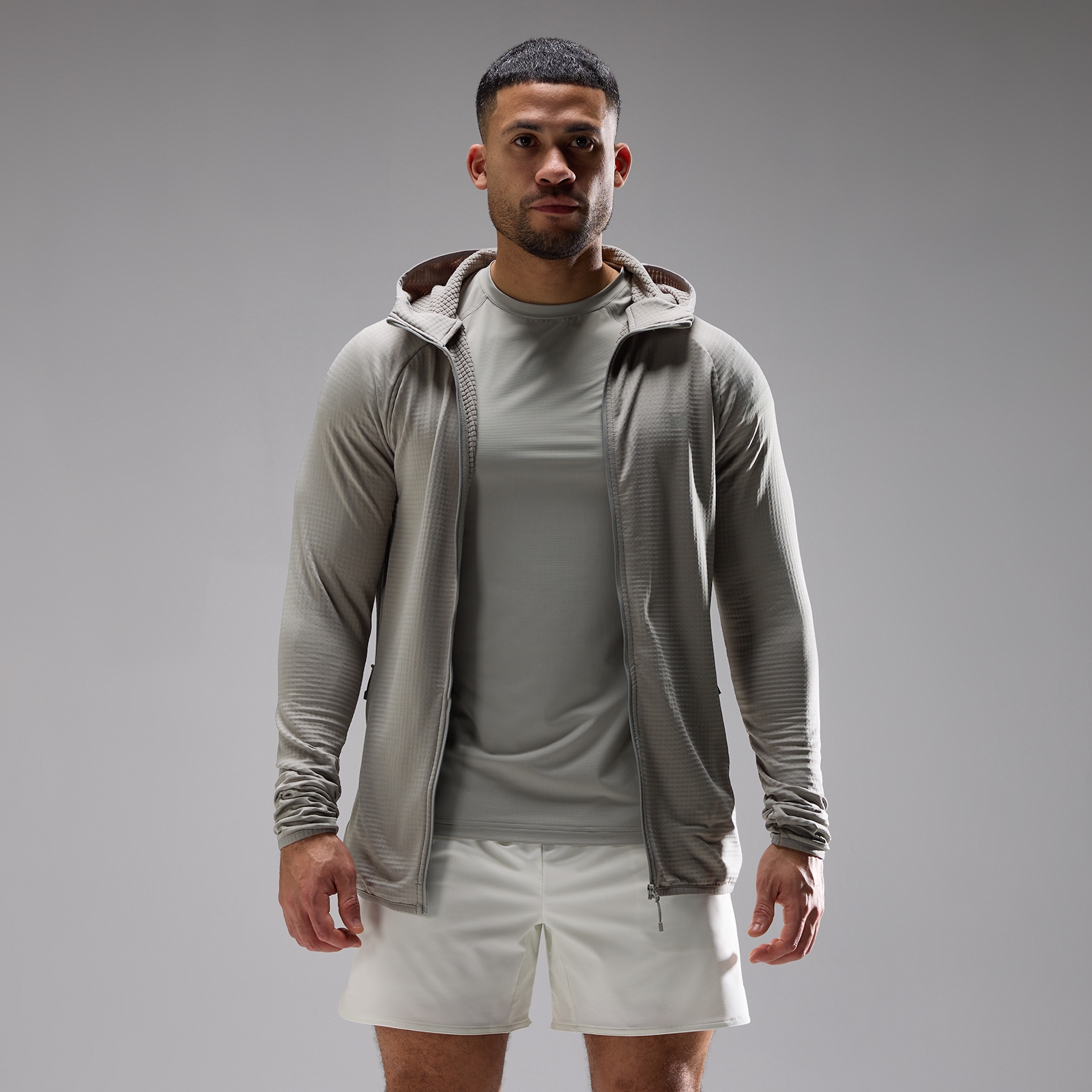 Myprotein UK MyProtein MP Men's Training Ultra Gridded Hoodie - Fossil - L