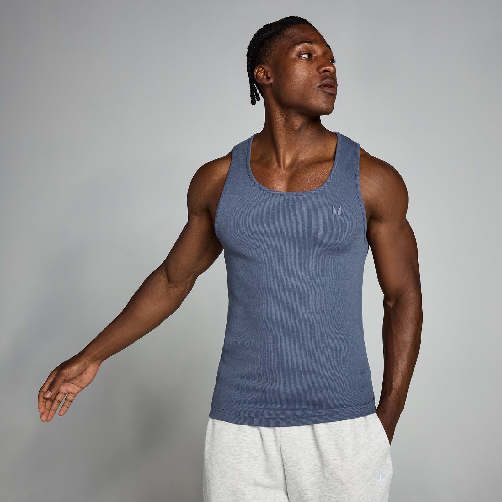 MyProtein Men's Muscle Fit Vest XXL Blue