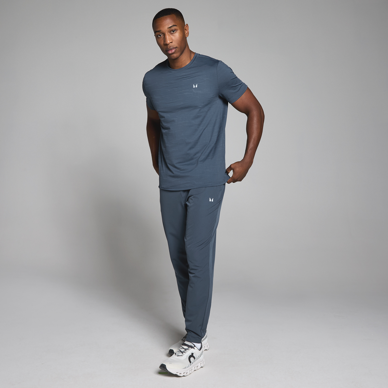 Thumbnail - MP Herren Active Camo T-Shirt - Schiefergrau - XL