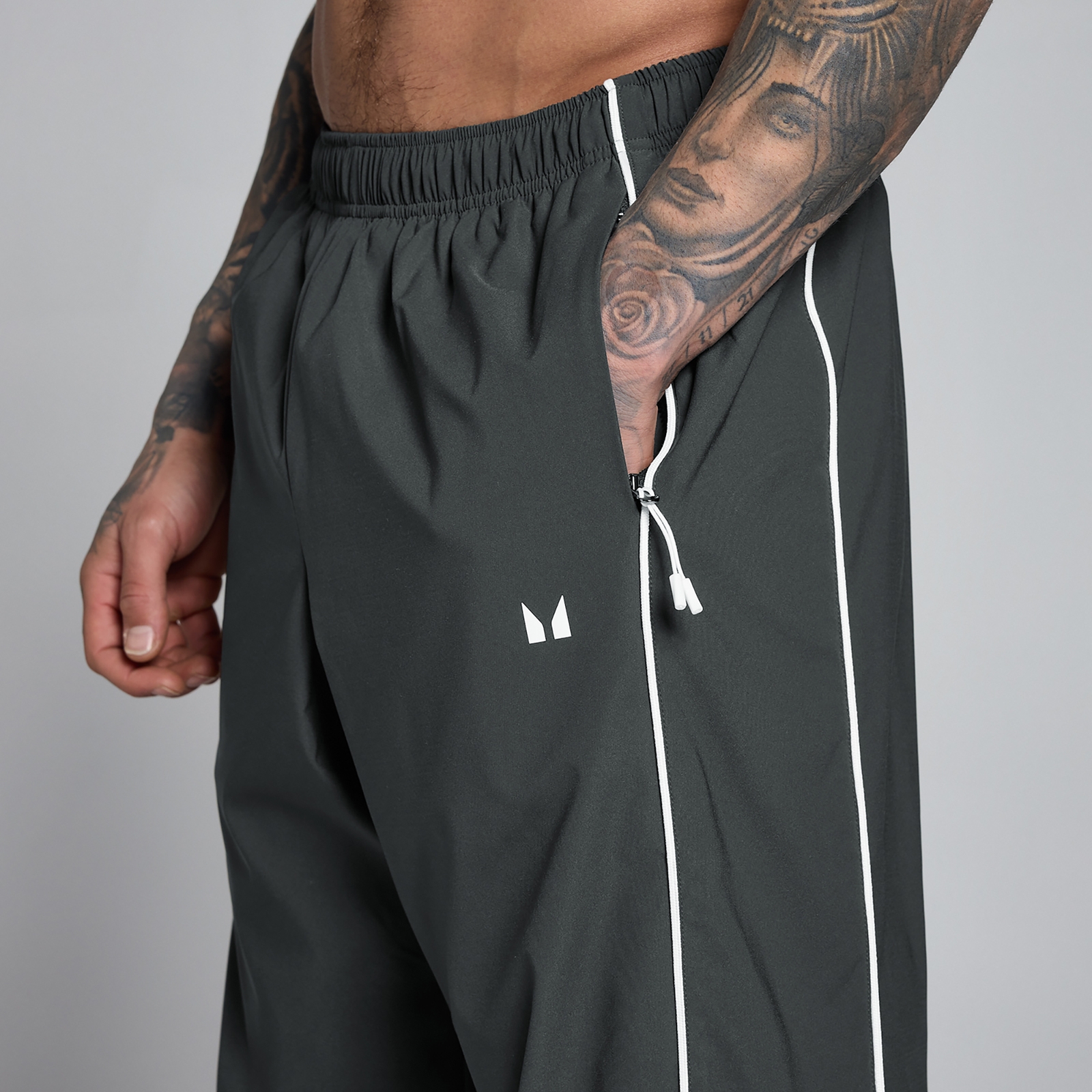 Thumbnail - MP Herren Lift Trainingshose - Gewaschen Schwarz - S